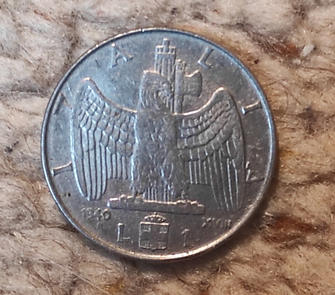  Italien 1 Lira 1940   