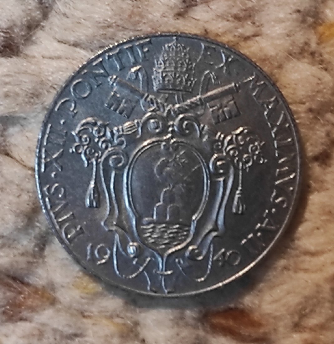  Vatikan 1 Lire 1940   