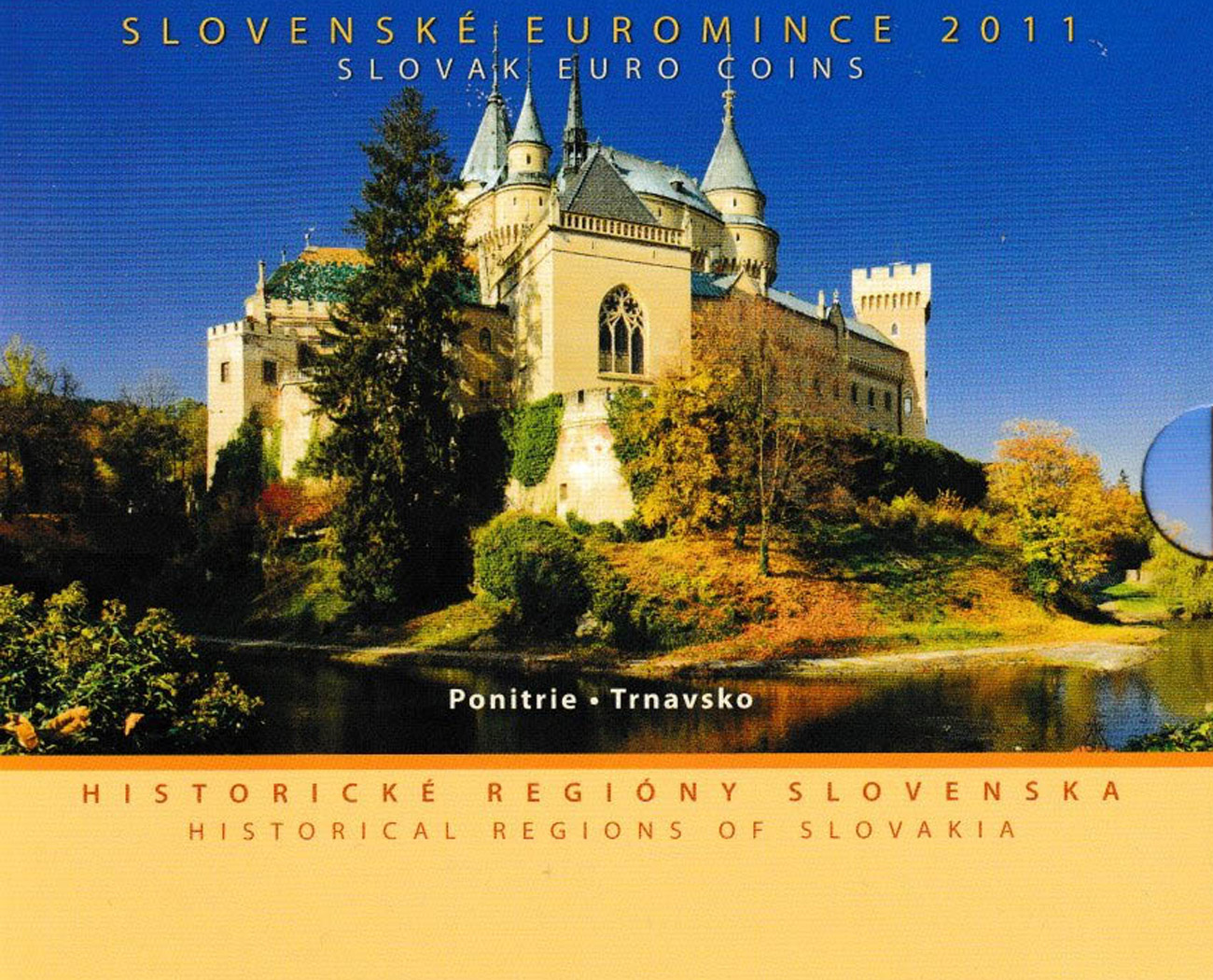  Offiz KMS Slowakei *Historische Regionen - Ponitri + Trnavsko* 2011 5M nur im Folder nur 9.000St!   