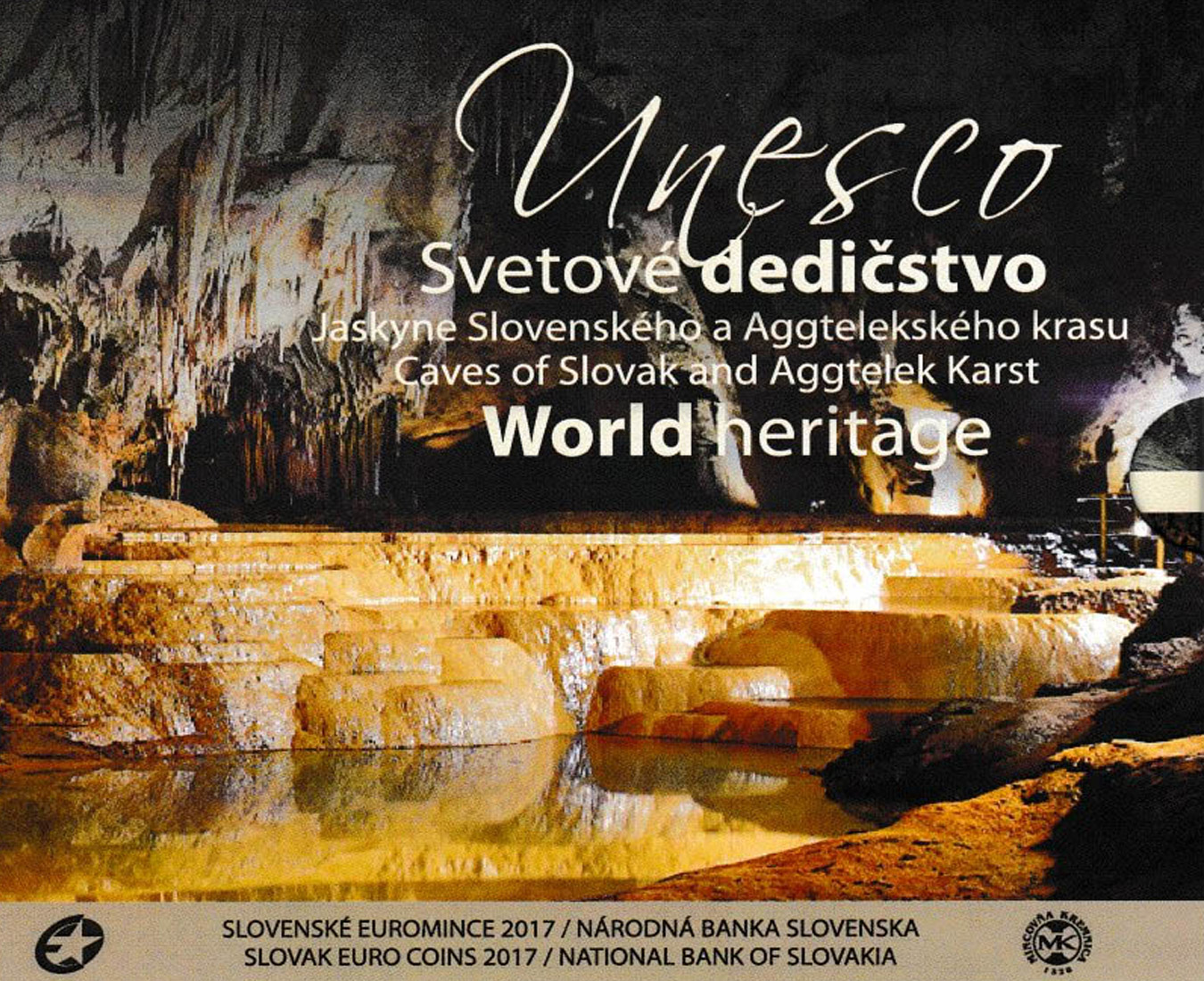  KMS Slowakei *UNESCO Welterbe - Karsthöhlen* 2017 4M nur im Folder nur 3.000St!   