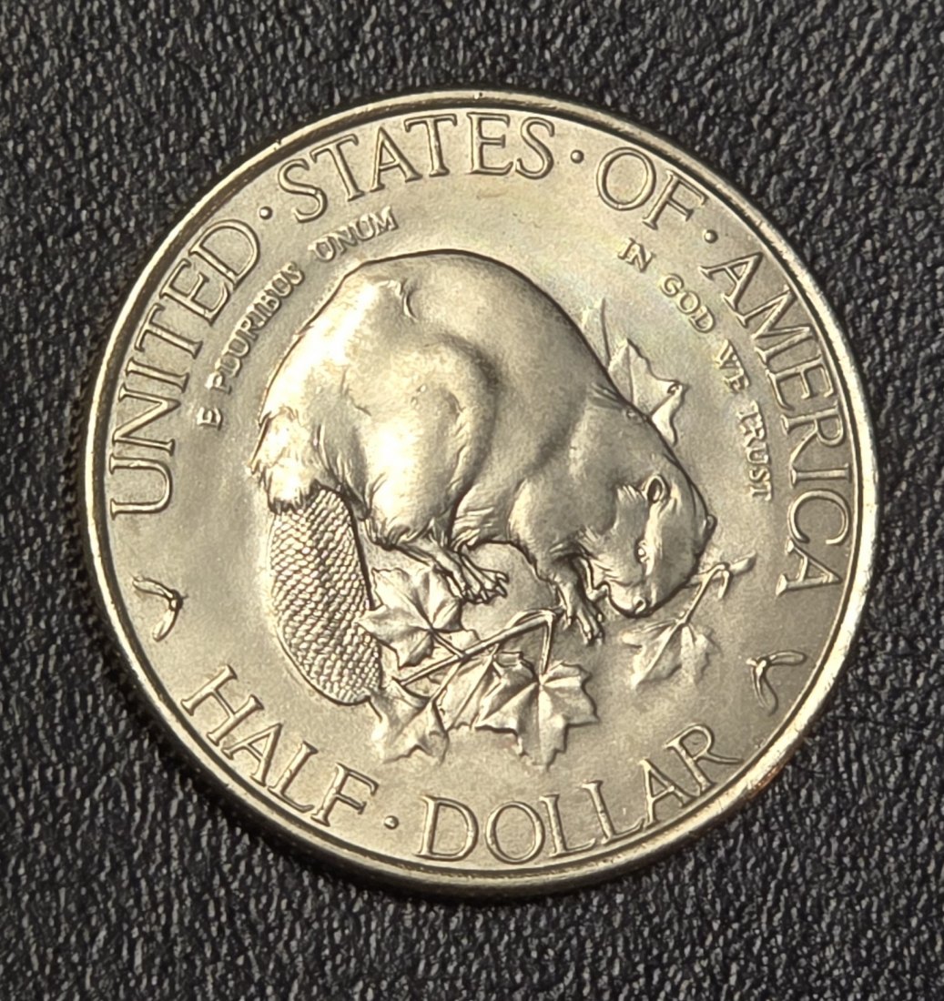  Half Dollar Commemorativ USA Sondermünze Albany 1936   