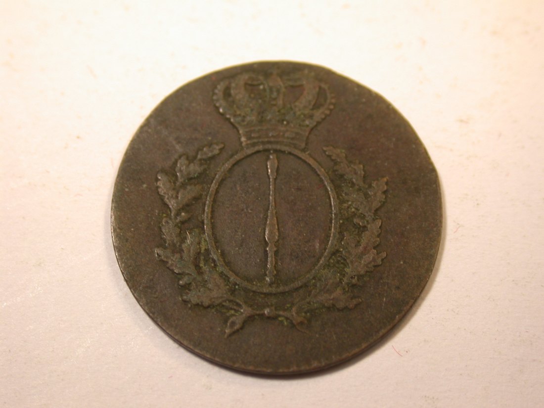  J09 Preussen  1 Pfennig 1810 A in f.ss   Originalbilder   