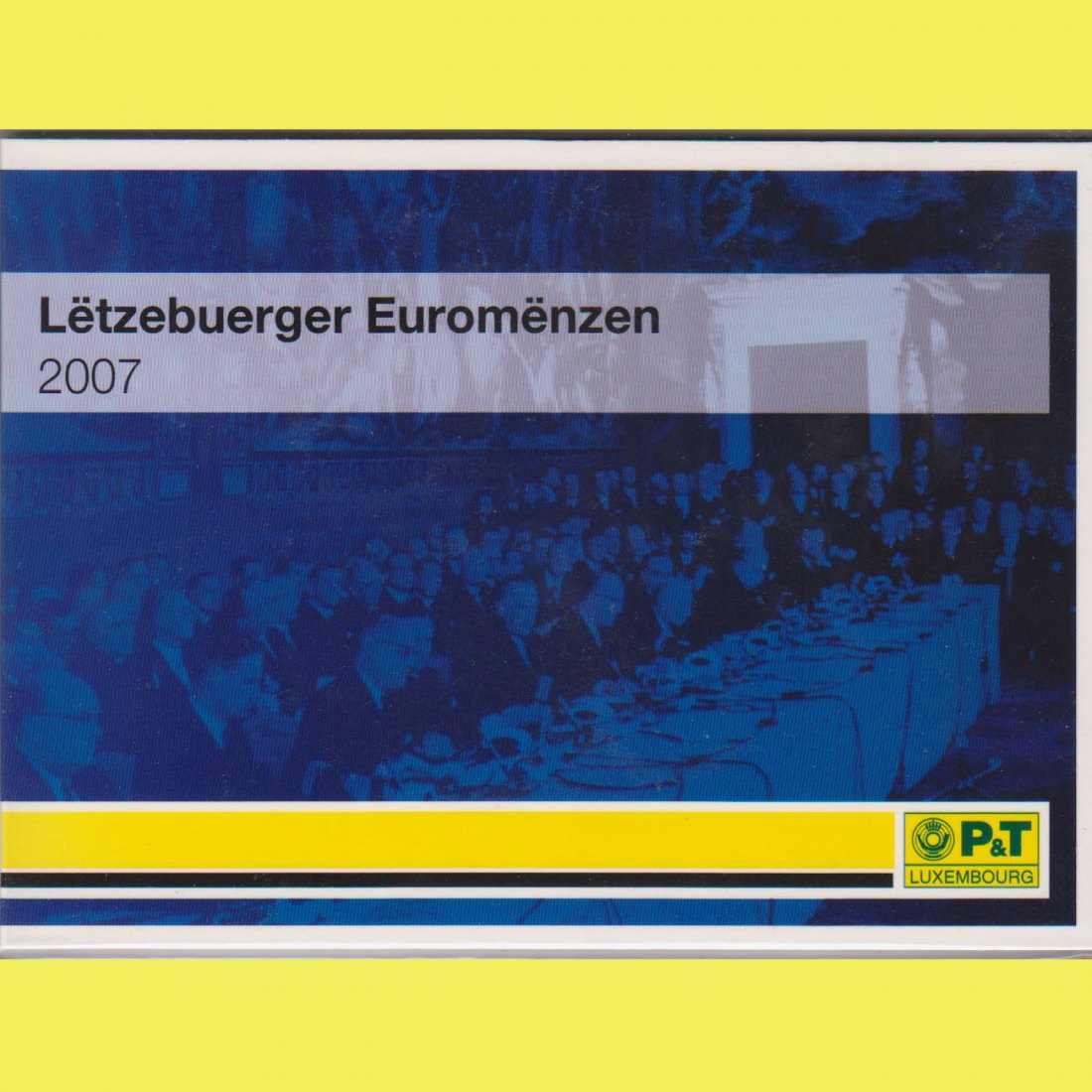  Offiz. Post-KMS Luxemburg *50 Jahre Römische Verträge* 2007 mit Briefmarkenblock nur 3.500 Stück!   