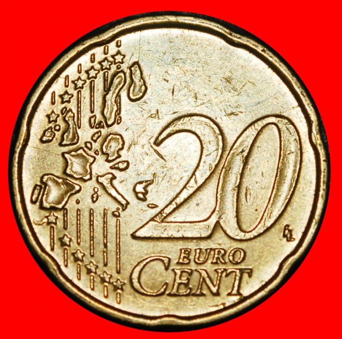  Ⰿ ALBERT II (1993-2013):BELGIUM★ 20 CENTS 2005 NORDIC GOLD (1999-2025) DIE B★LOW START ★ NO RESERVE!   