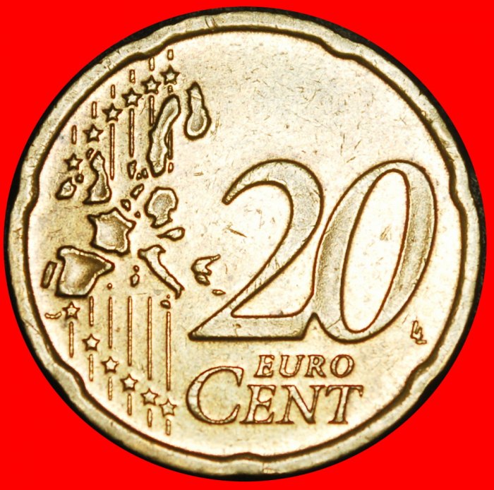  Ⰿ NORDIC GOLD (2002-2025): GERMANY★20 CENTS 2002A PRUSSIA★SPANISH ROSE★DIE A★LOW START ★ NO RESERVE!   