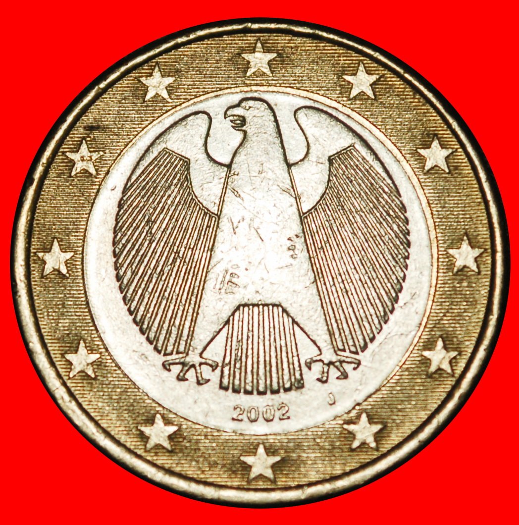  Ⰿ PHALLIC TYPE 2002-2006: GERMANY ★ 1 EURO 2002J DIES A II2! HAMBURG!★DIE B★LOW START ★ NO RESERVE!   