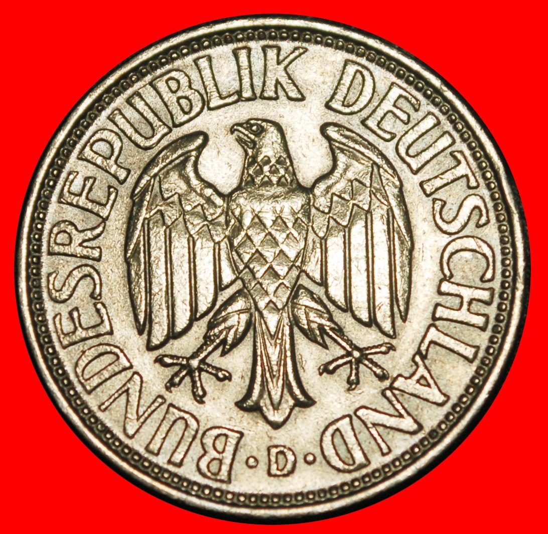  Ⰿ NOT COMMUNIST TYPE (1950-2001): GERMANY ★ 1 MARK 1971D BAVARIA! I B r1!★LOW START ★ NO RESERVE!   