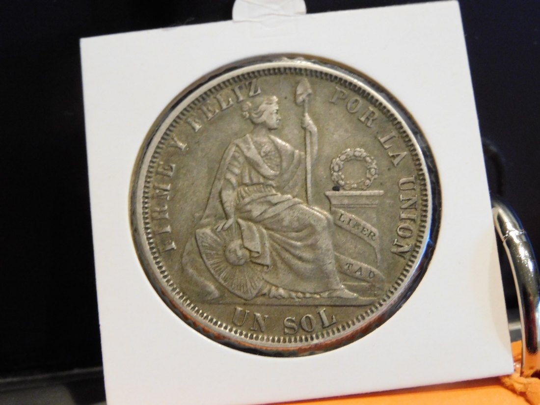 PEROU 1 SOL 1879.GRADE-PLEASE SEE PHOTOS.