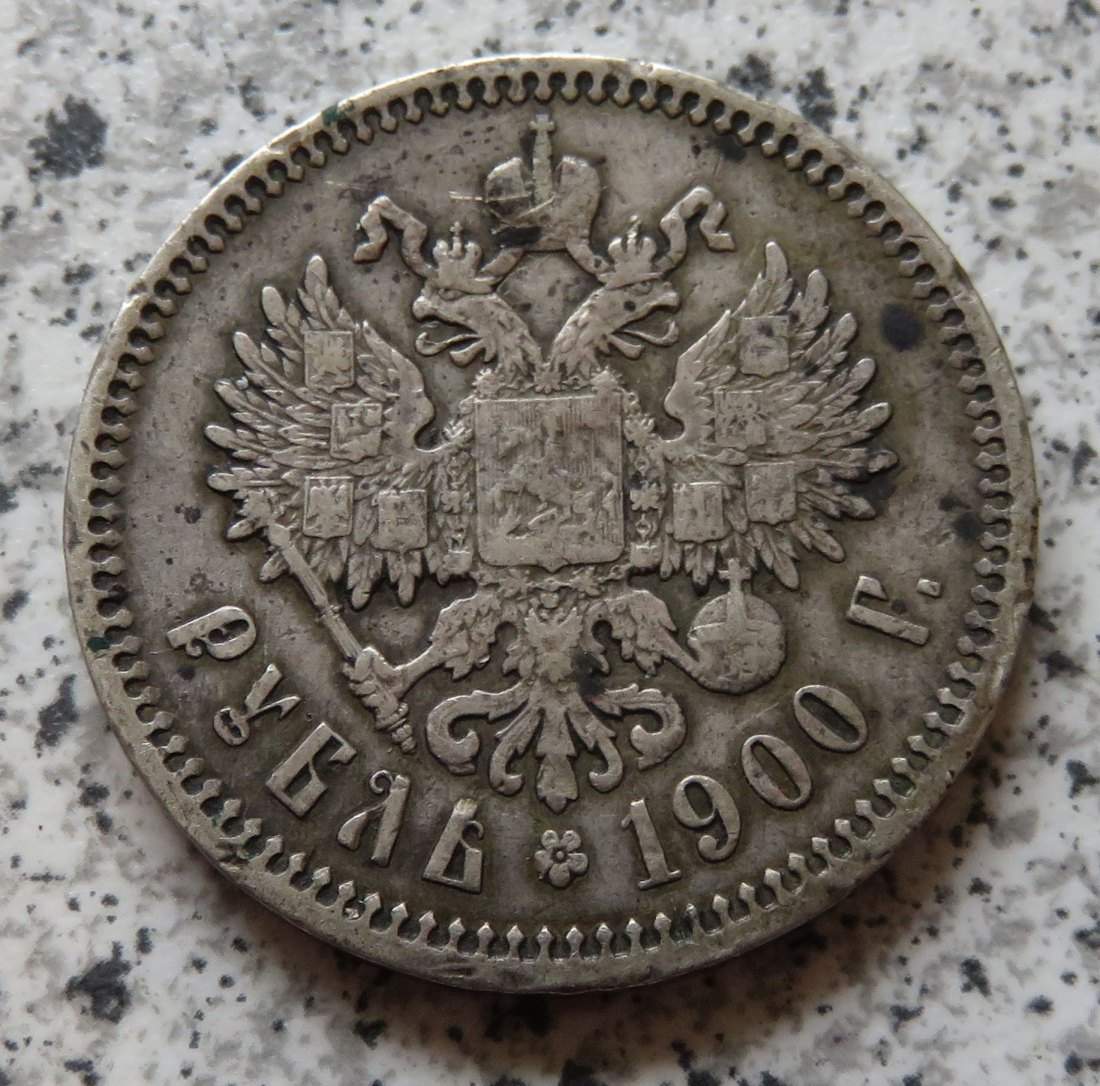  Russland 1 Rubel 1900   