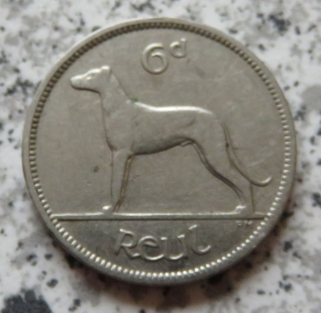  Irland 6 Pence 1928   