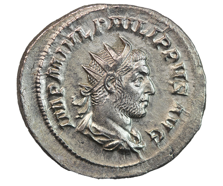  Philip I , 247 AD, AR Antoninianus, 3,43 g,   