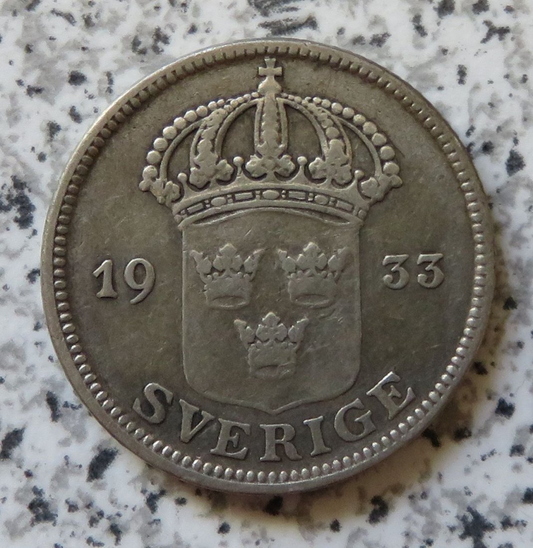  Schweden 50 Öre 1933   