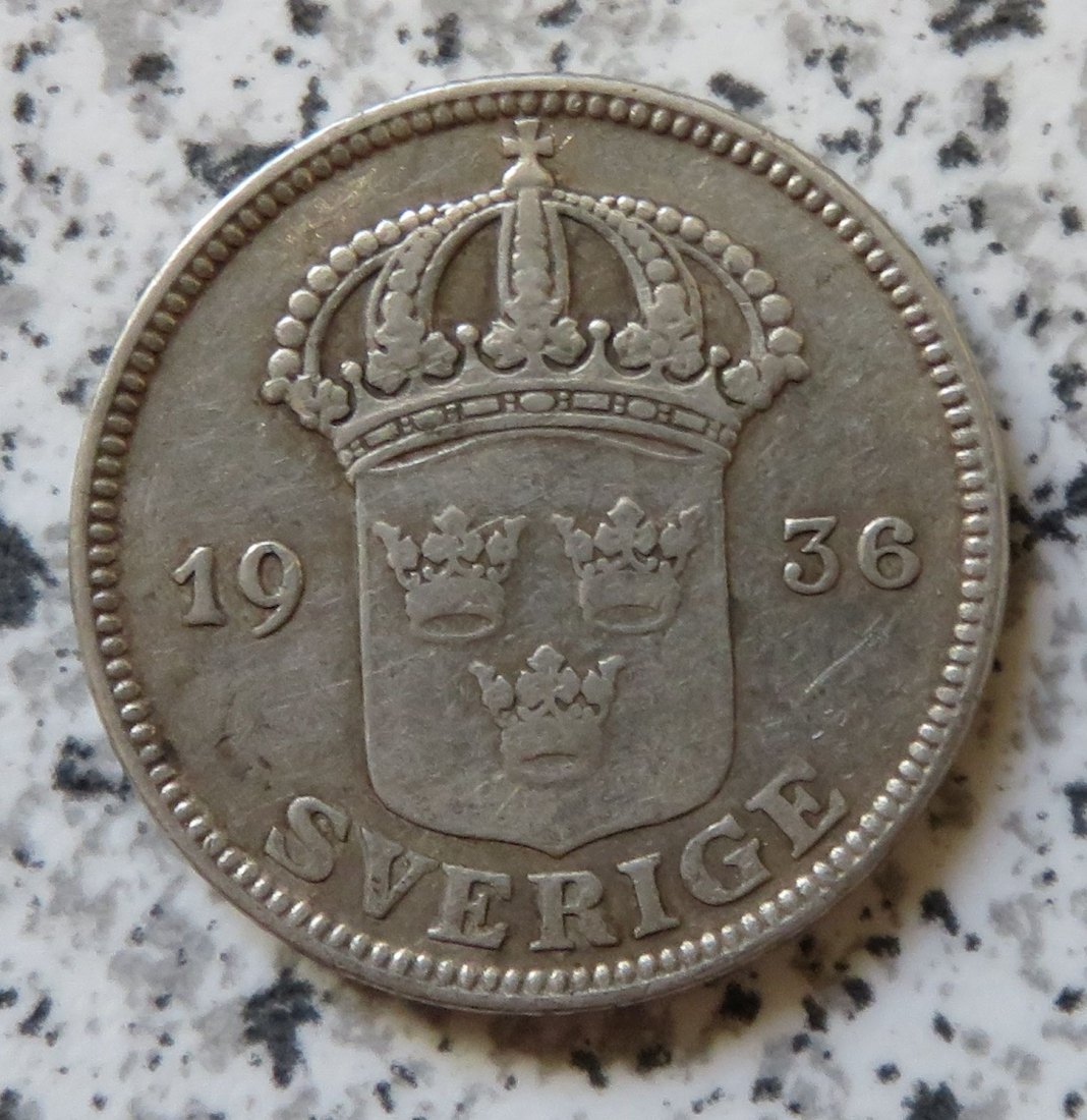  Schweden 50 Öre 1936   