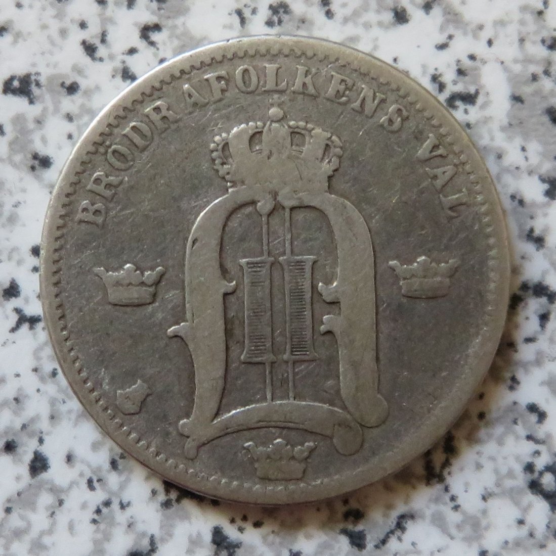  Schweden 50 Öre 1880   