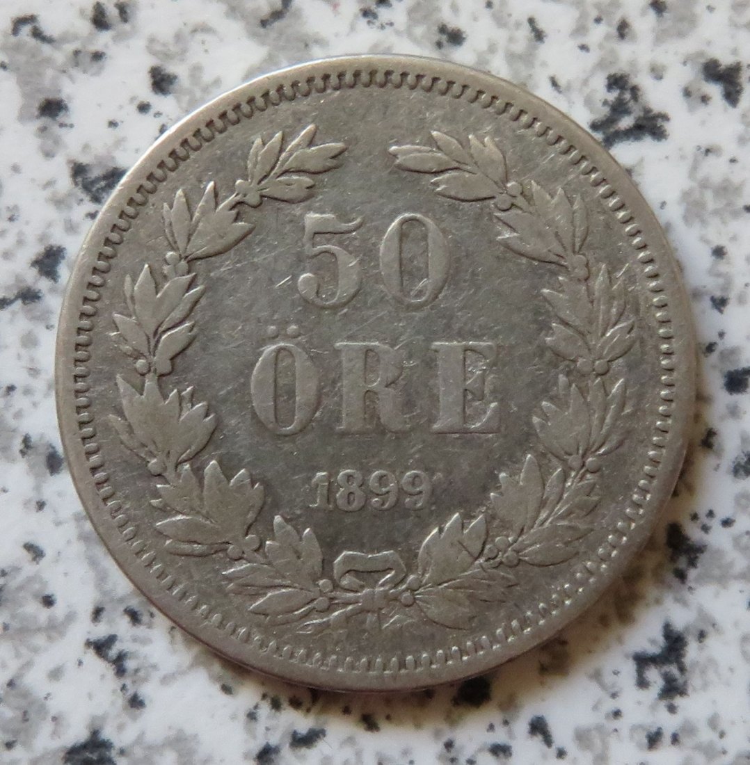  Schweden 50 Öre 1899   