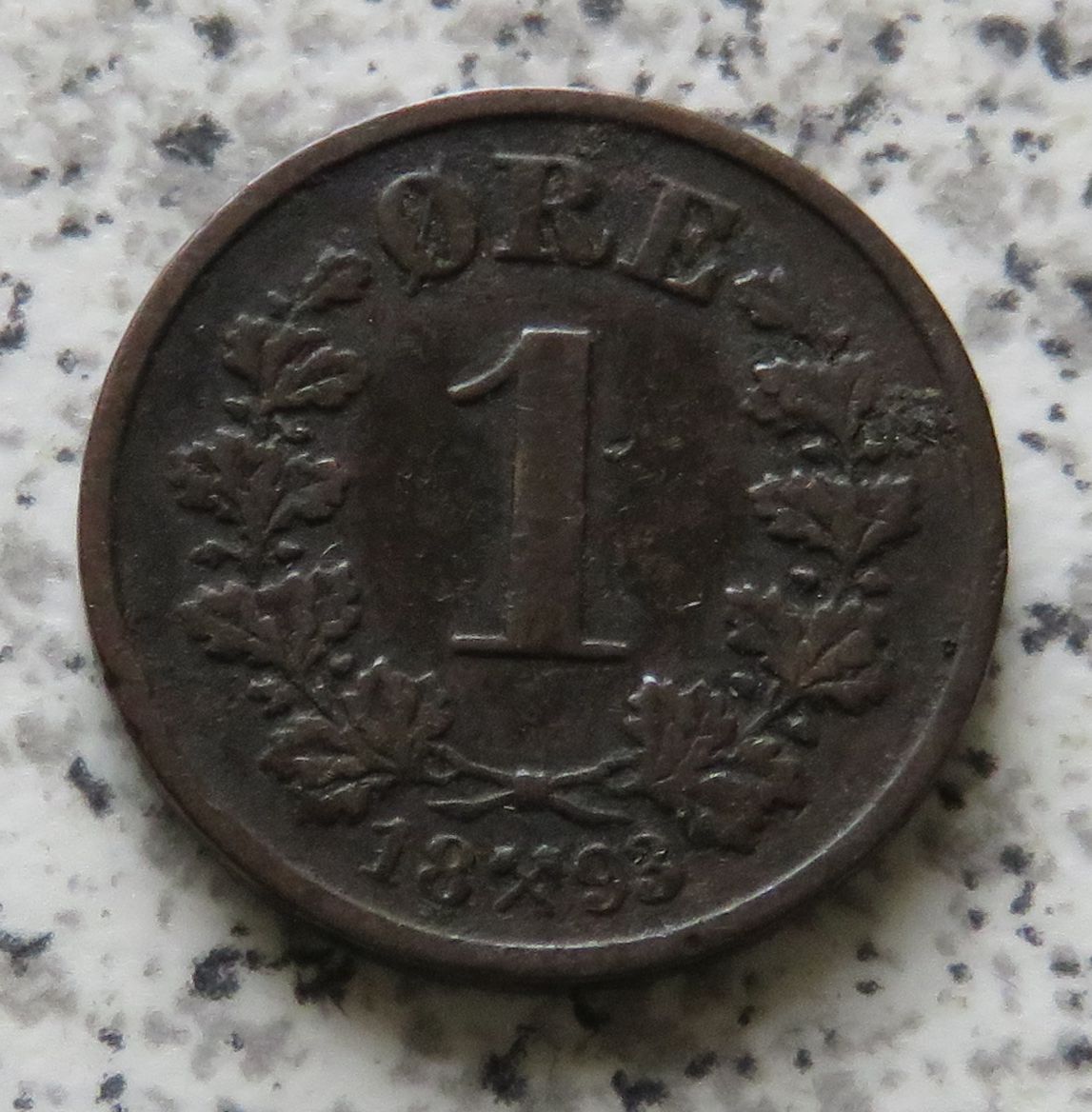  Norwegen 1 Öre 1893   