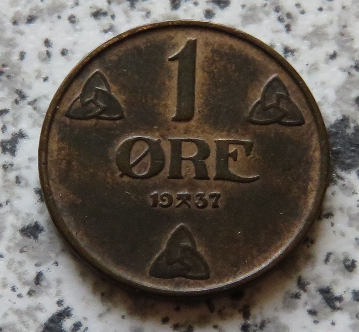  Norwegen 1 Öre 1937   