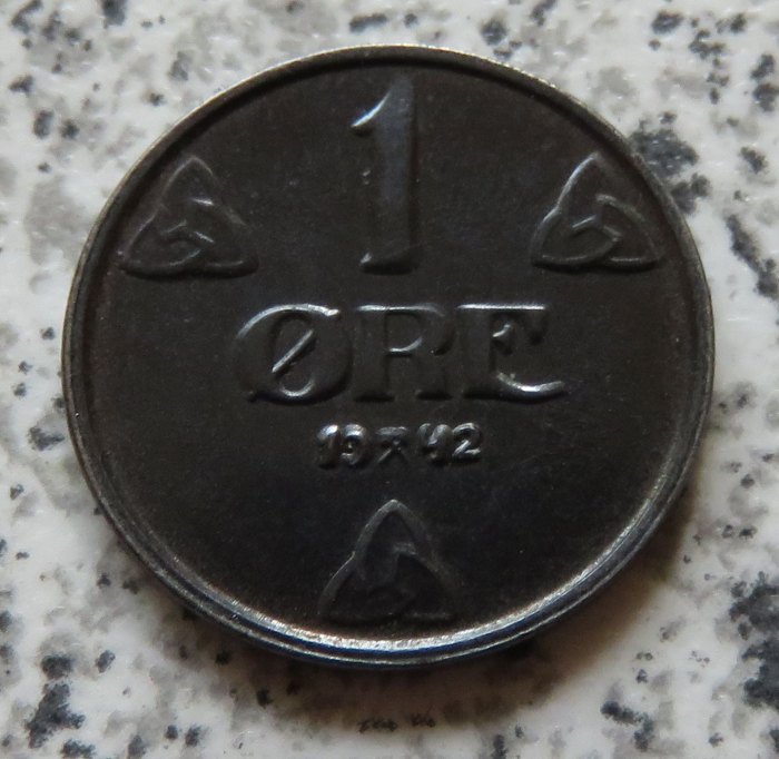 Norwegen 1 Öre 1942   