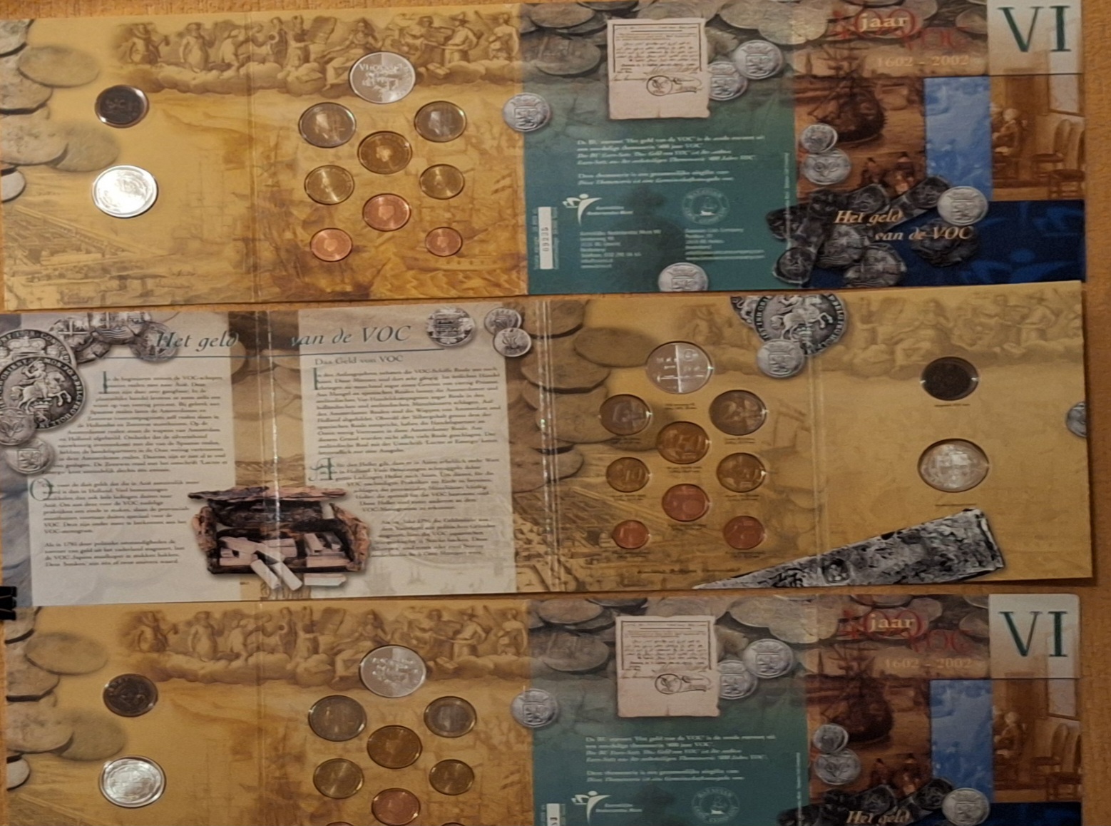  Niederlande KMS 2003 Serie 400 Jahre VOC Thema VI - das Geld incl. Silbermedaille ex.10.000   