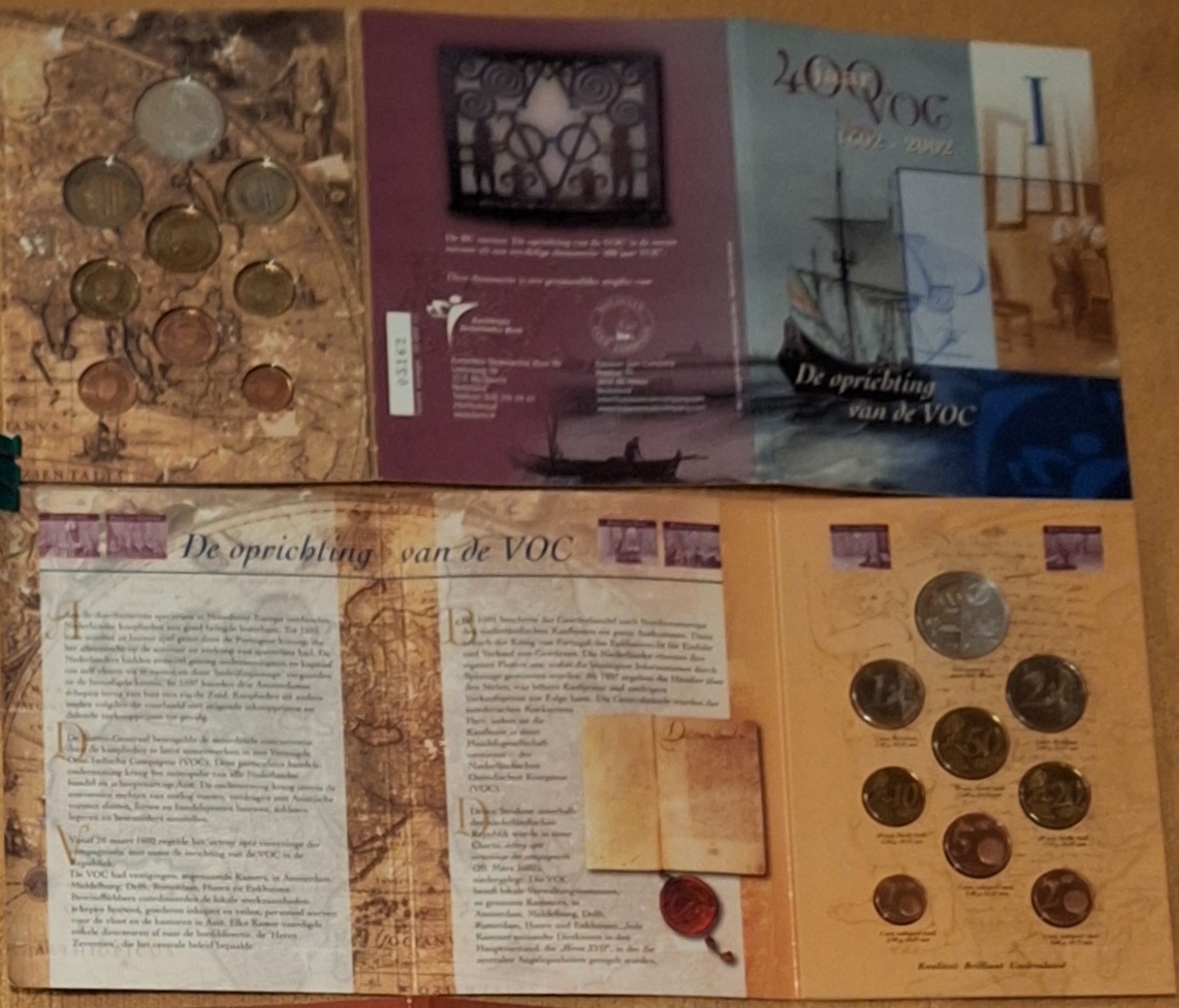  Niederlande KMS 2002 Serie 400 Jahre VOC Thema I - Gründung incl. Silbermedaille ex.10.000   