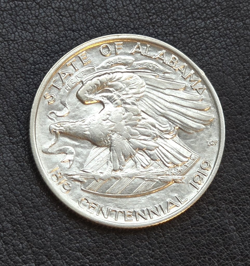  Half Dollar Commemorativ USA Sondermünze Alabama 1921 2X2   