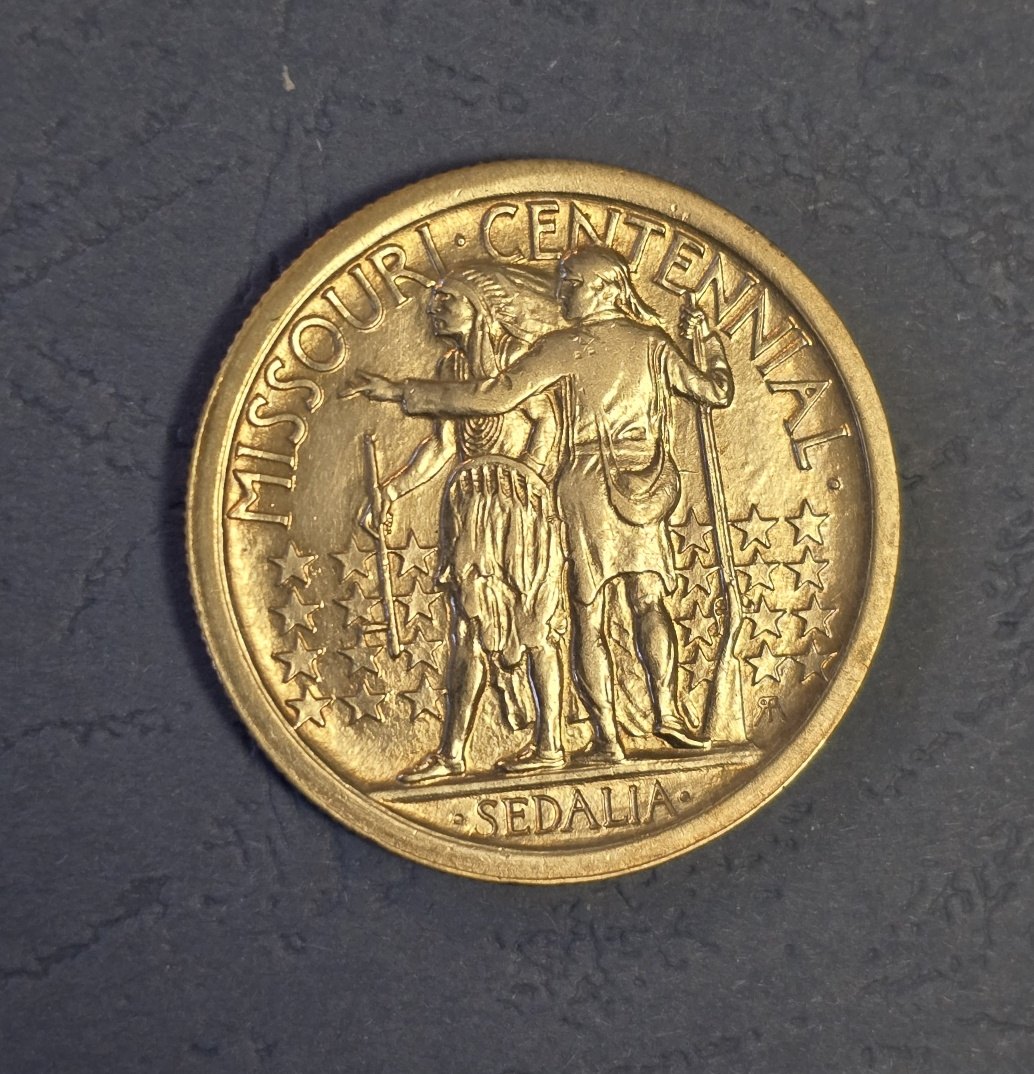  Half Dollar Commemorativ USA Sondermünze Missouri 1921   