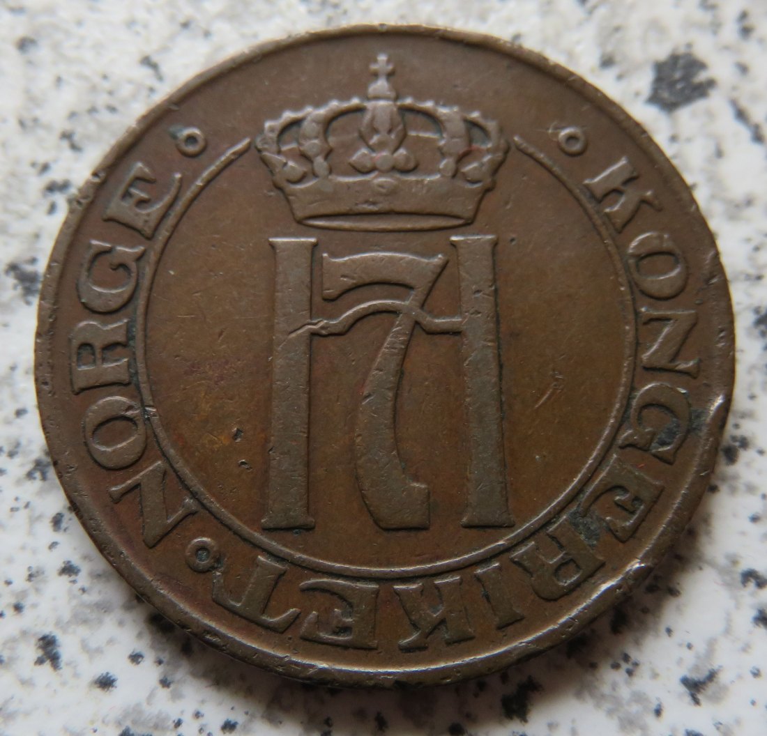  Norwegen 5 Öre 1912   