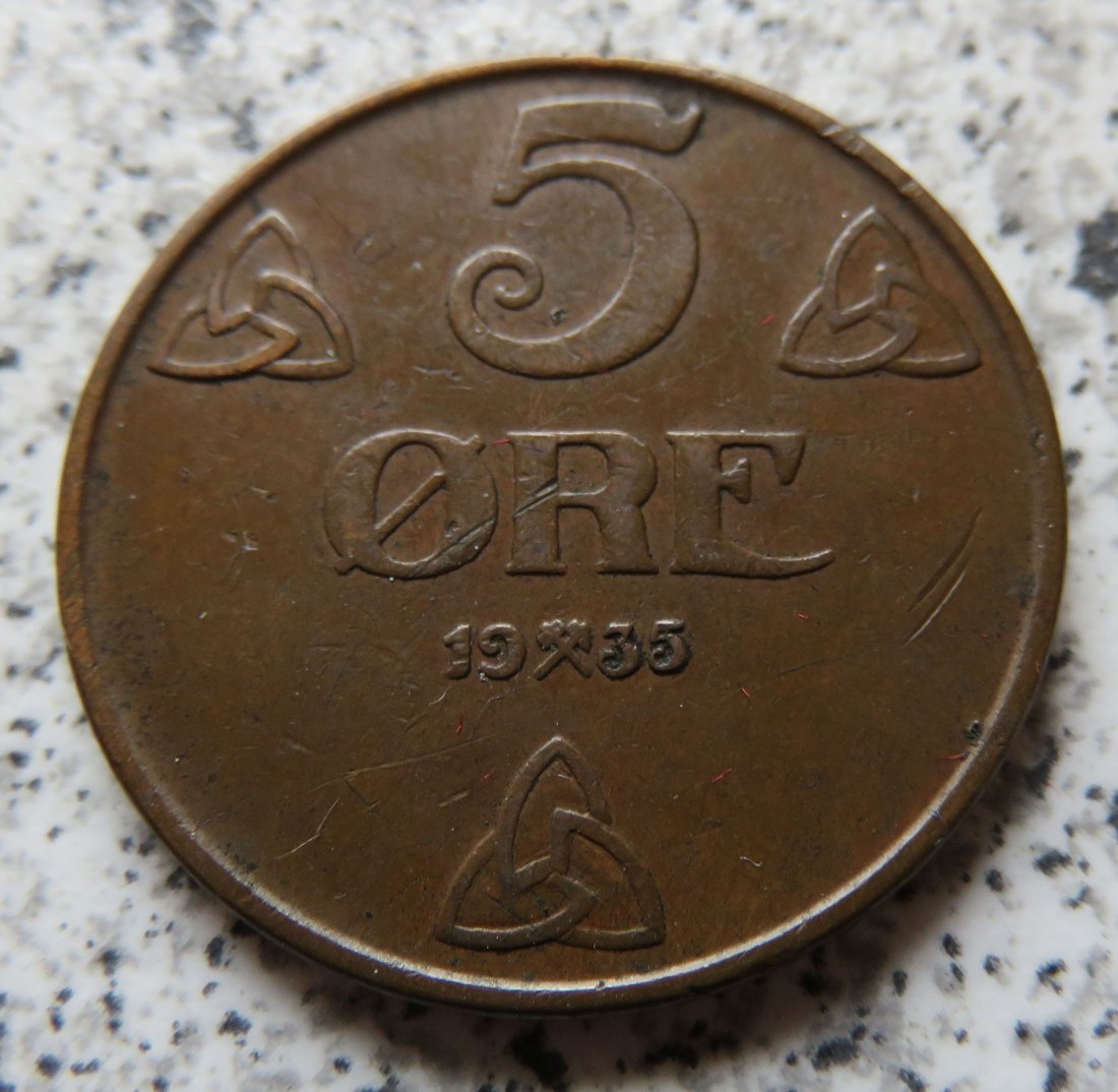  Norwegen 5 Öre 1935   