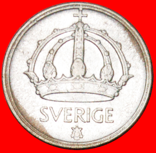  Ⰿ SILVER CROWN: SWEDEN ★ 25 ORE 1945G! WARTIME (1939-1945)! LOW START ★ NO RESERVE!   
