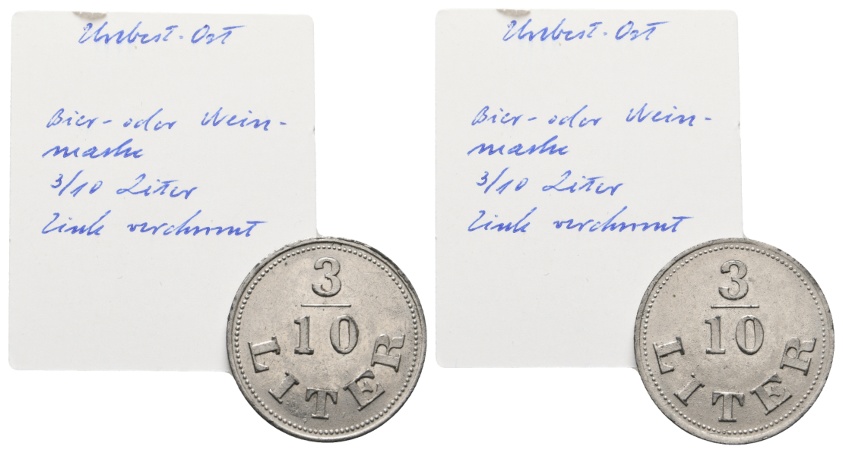  Österreich, Zink-Marke, 3/10 Liter   