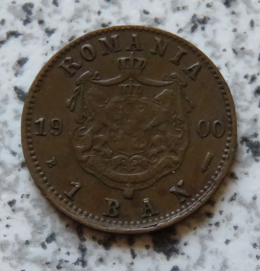  Rumänien 1 Ban 1900   