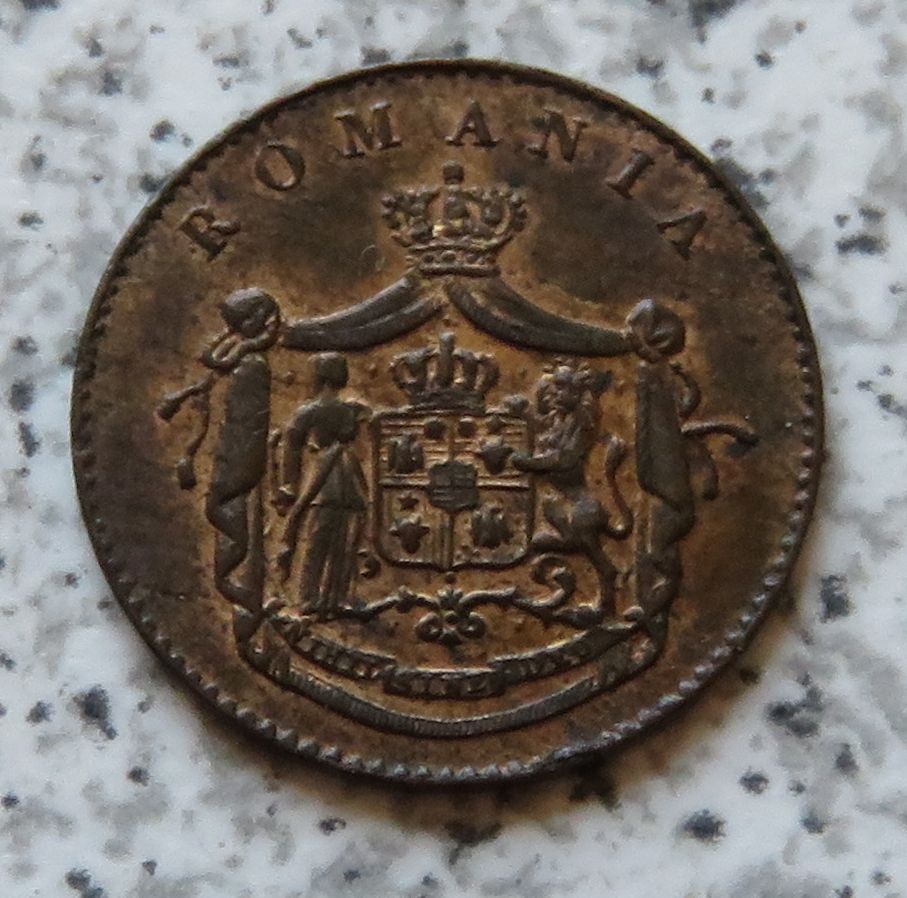  Rumänien 1 Banu 1867 Watt & Co.   