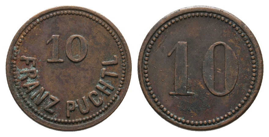  Österreich, Franz Puchtl, Wertmarke 15; Notgeld   