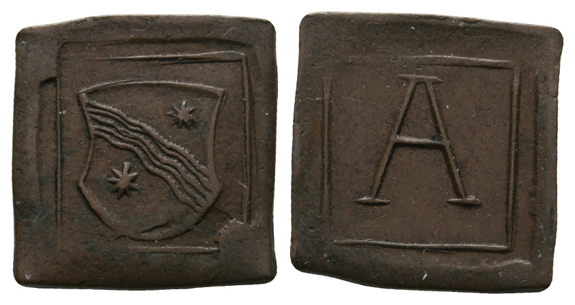  Österreich, Marke o.J; 4,81 g, 20,6 x 21,3 mm   