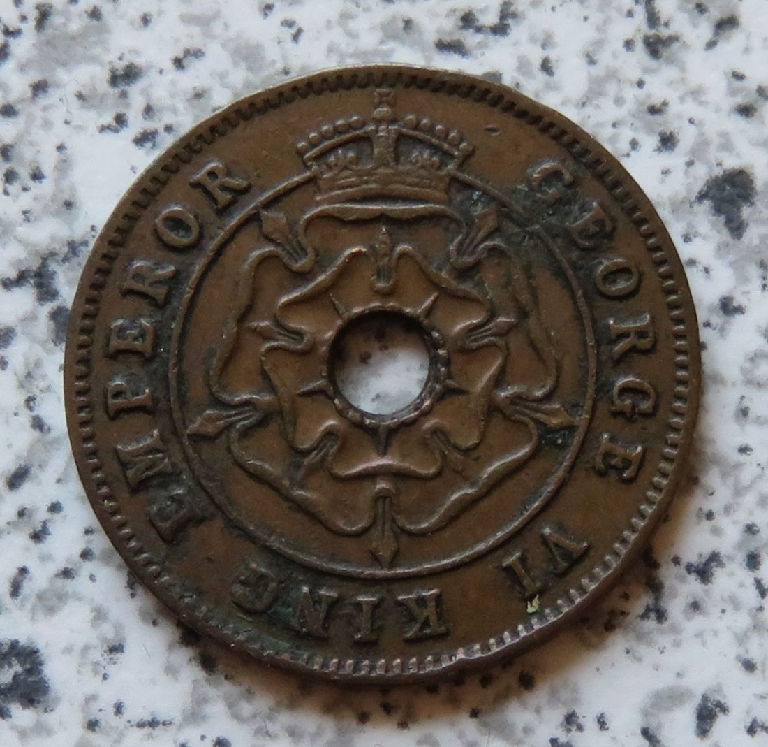  Südrhodesien 1/2 Penny 1943   
