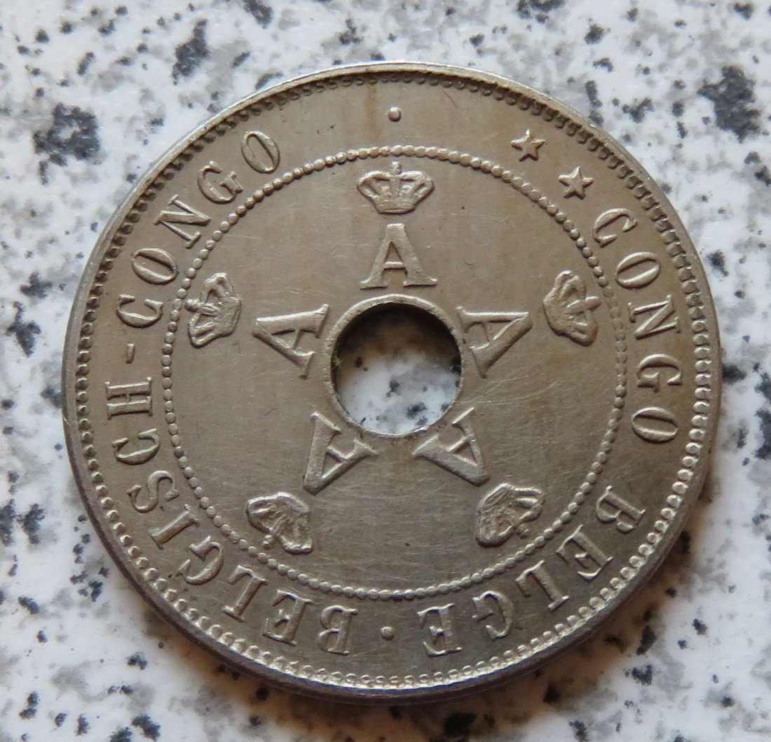  Belgisch Congo 20 Centimes 1911   