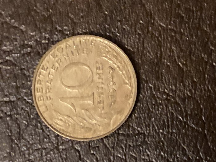  Münze Münzen Umlaufmünze Frankreich 10 Centimes 1994 Delfin   