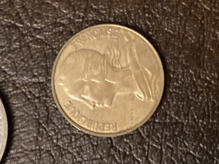  Münze Münzen Umlaufmünze Frankreich 10 Centimes 1994 Delfin   