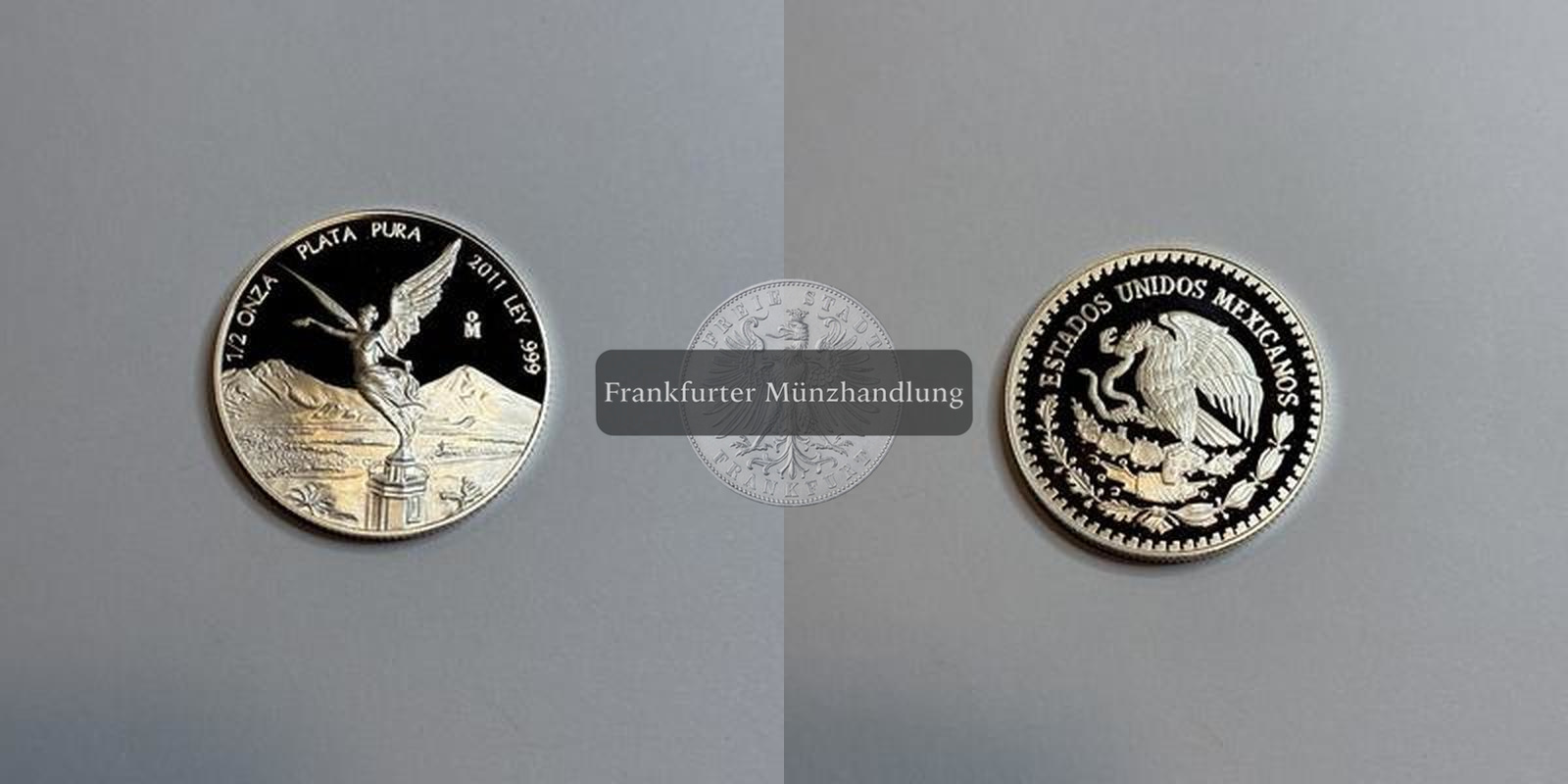  Mexiko Libertad  2011 1/2 Onza KM#545 LOT FM-Frankfurt  Feinsilber: 15,5g   