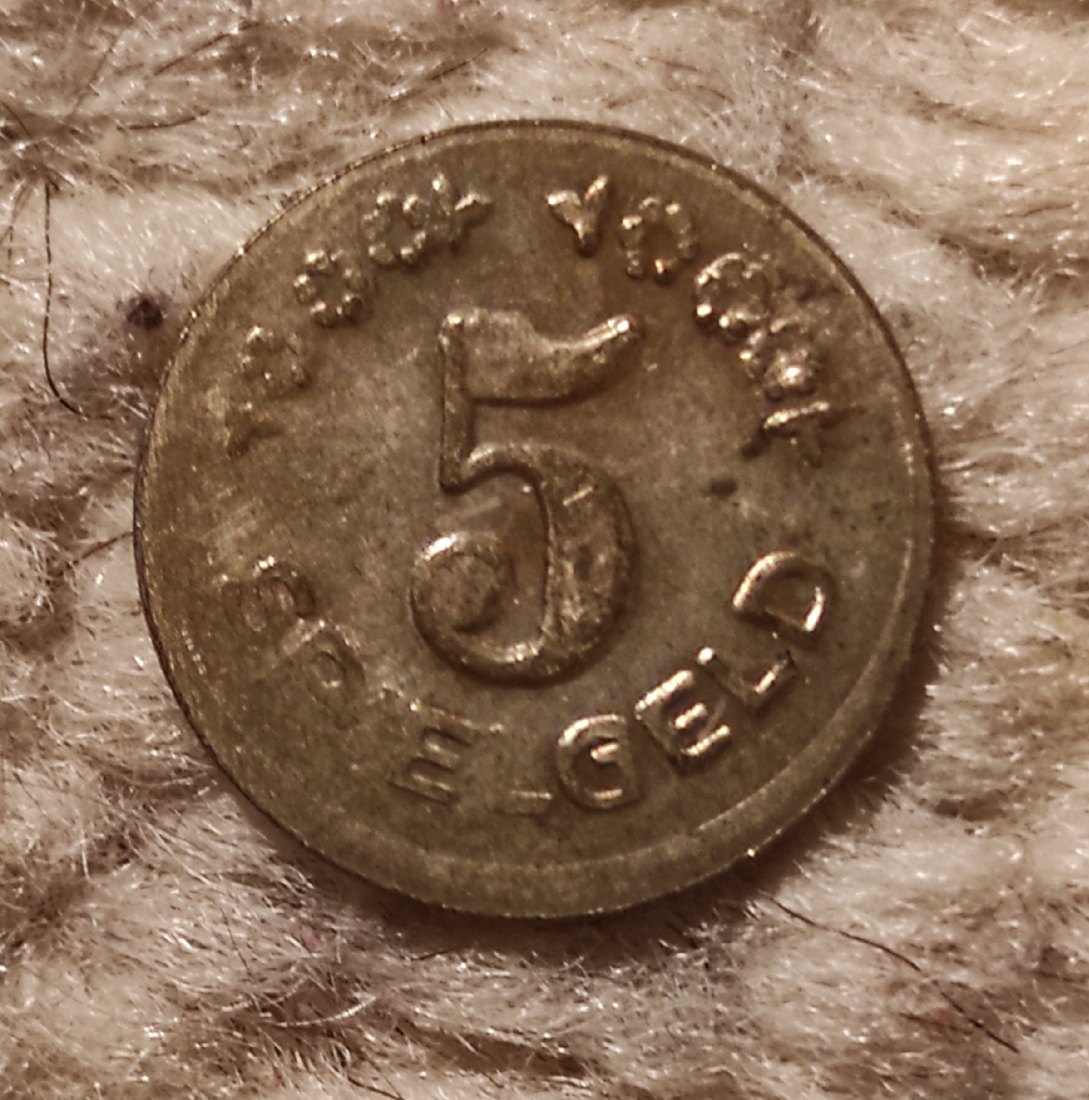  Spielgeld 5 Pfennig   