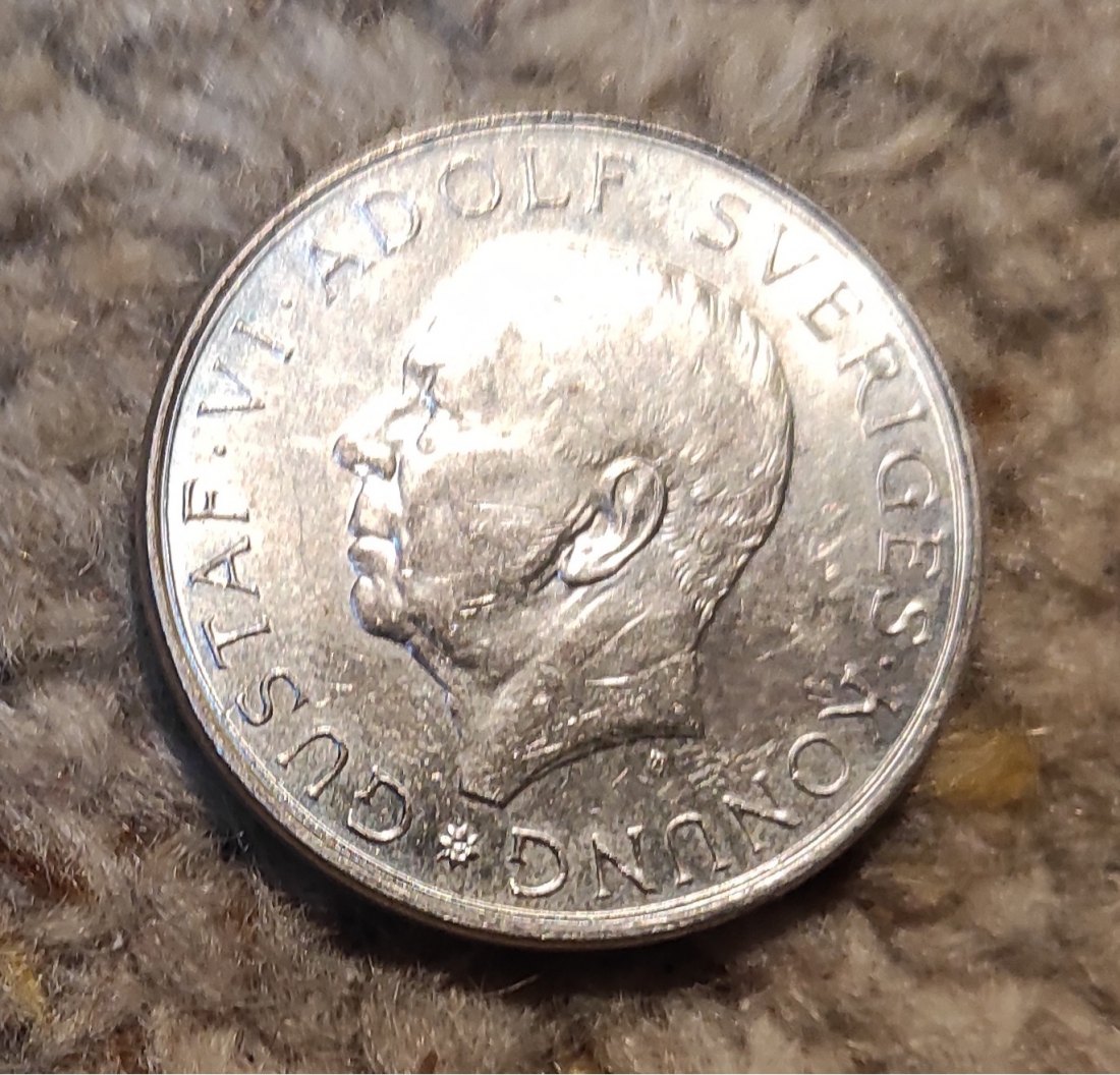  Schweden 10 Kronen 1972 SILBER   