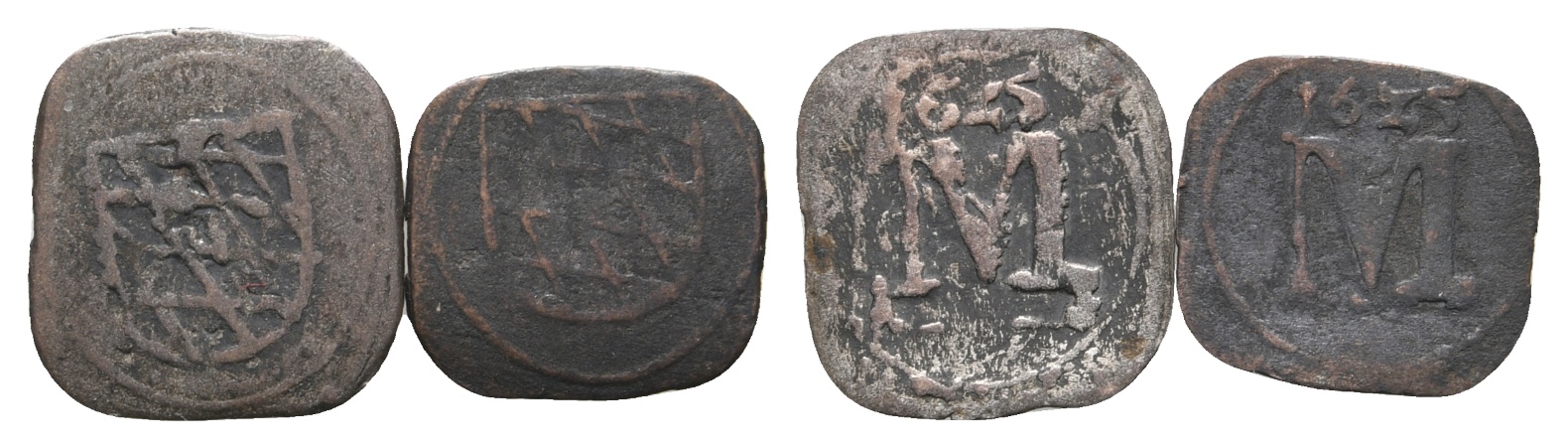  Altdeutschland; 2 Kleinmünzen 1625   