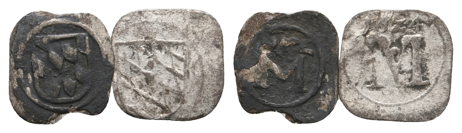  Altdeutschland; 2 Kleinmünzen 162?/1624   