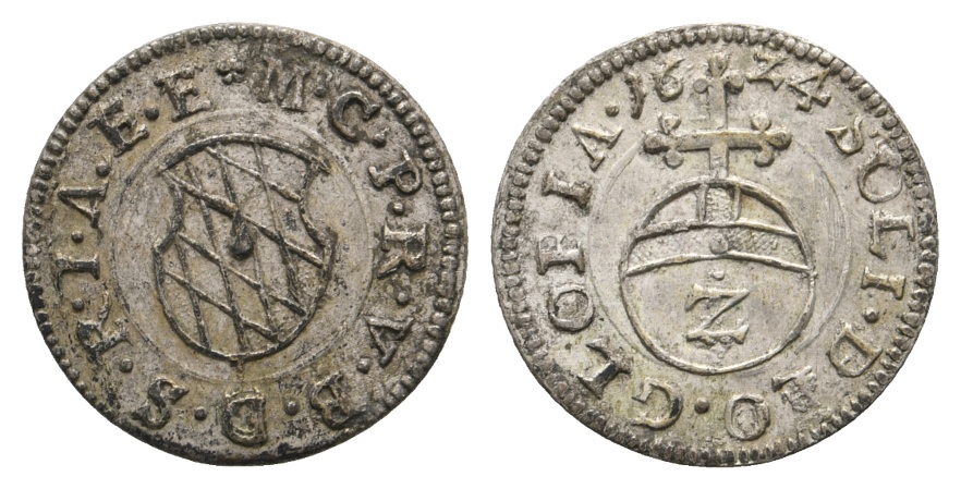  Altdeutschland; Kleinmünze 1624   