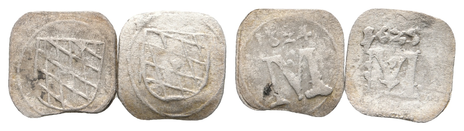  Altdeutschland; 2 Kleinmünzen 1624 / 1625   