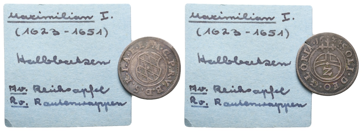  Altdeutschland; Halbbatzen 1627   