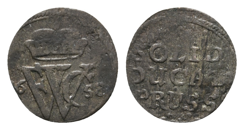  Altdeutschland; Kleinmünze 1658   