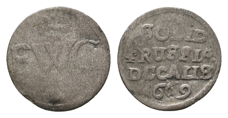  Altdeutschland; Kleinmünze 1669   
