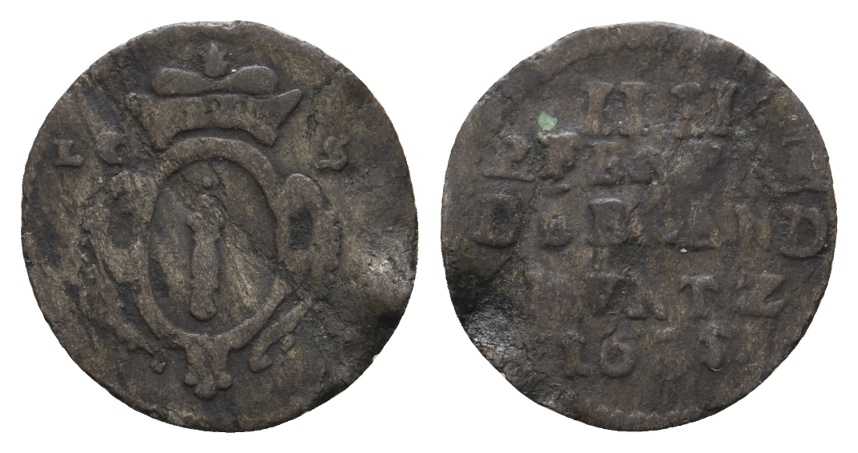  Altdeutschland; Kleinmünze 16?5   