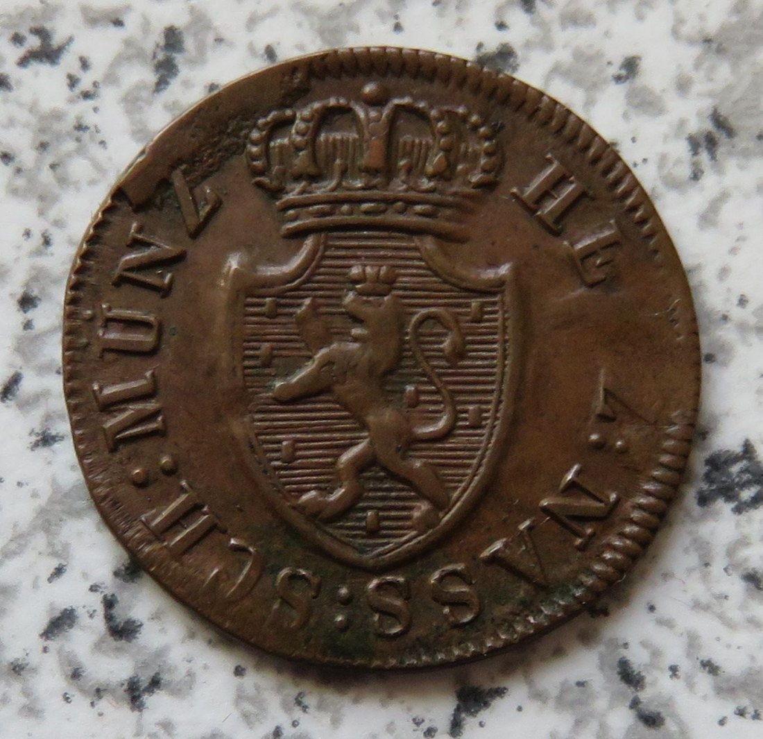  Nassau 1/4 Kreuzer 1817   